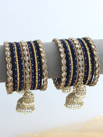 Harika Bangle Set / Stack-Blue