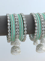 Veronica Bangle Set / Stack-Mint Green