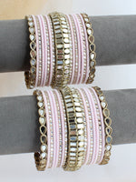 Navisha Bangle Set / Stack - Pastel Pink