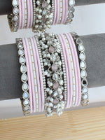 Aruni Bnagle Set  / Stack - Pastel Pink