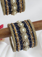 Taruna Bangle Set / Stack-Blue