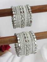 Mellisa Bangle Set / Stack-White