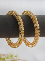 Nivedita Pacheli Bangle Set-Gold