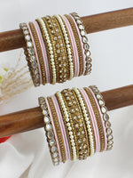 Romisa Bangle Set / Stack-Pastel Pink