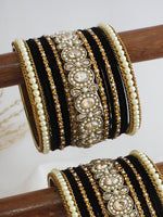 Oshira Bangle Set / Stack-Black