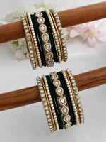 Lekha Bangle Set / Stack-Green