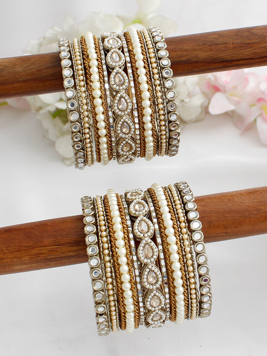 Udvi Bangle Set / Stack-Gold