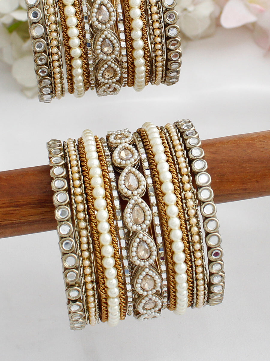 Udvi Bangle Set / Stack-Gold