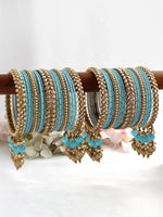 Mavia Bangle Set / Stack-Turquoise