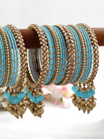 Mavia Bangle Set / Stack-Turquoise