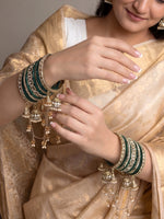 Anaya Bangle Set / Stack-Green