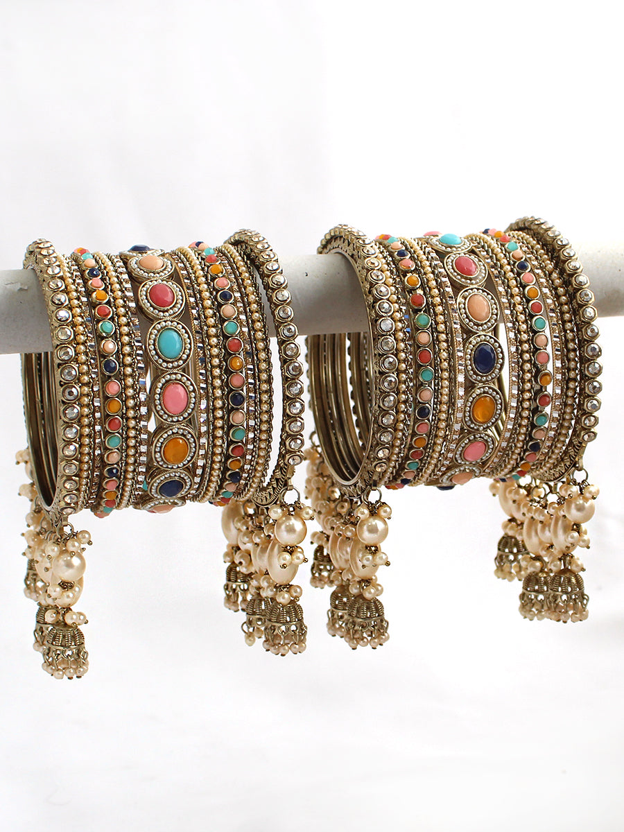Ayeza Bangle Set / Stack-Multicolor