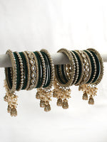 Aashvi Bangle Set / Stack-Green