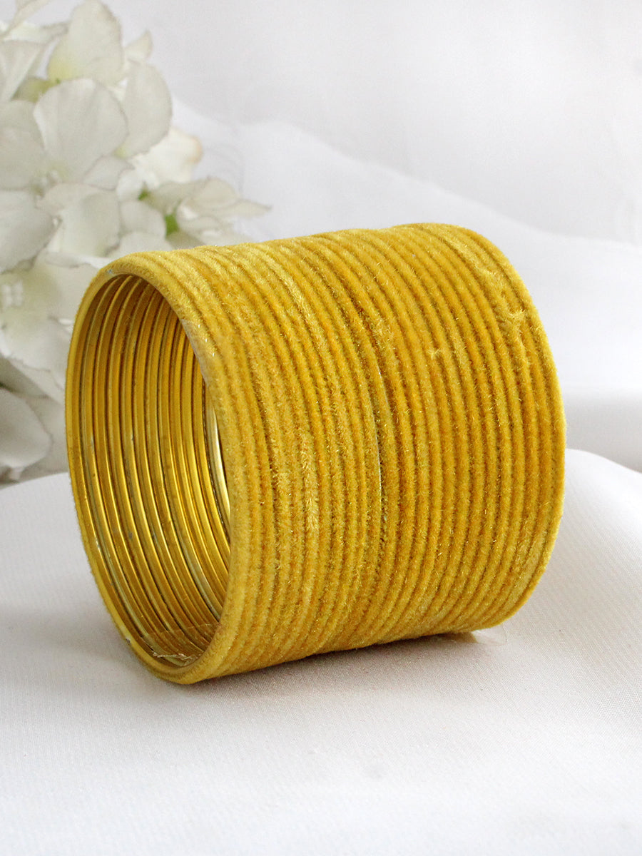 Dhaani Kids Bangle Set-Yellow