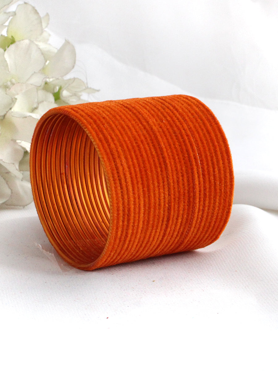 Dhaani Kids Bangle Set-Orange