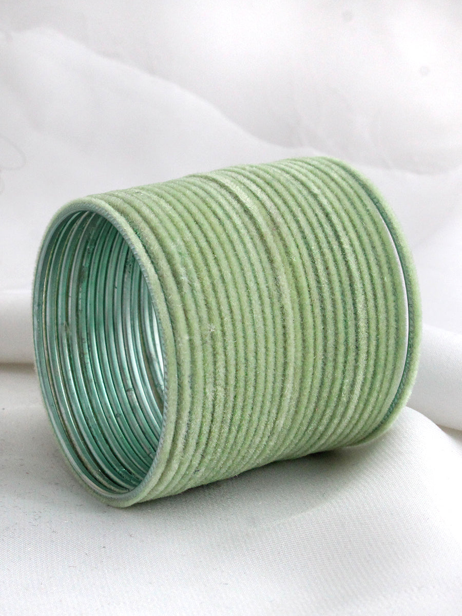Dhaani Kids Bangle Set-Mint Green