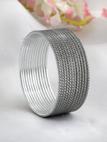 Veda Bangle Set-Grey
