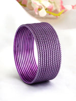 Veda Bangle Set-Purple