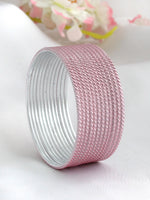 Veda Bangle Set-Pink