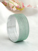 Veda Bangle Set-Mint Green
