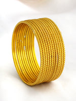 Veda Bangle Set-Yellow