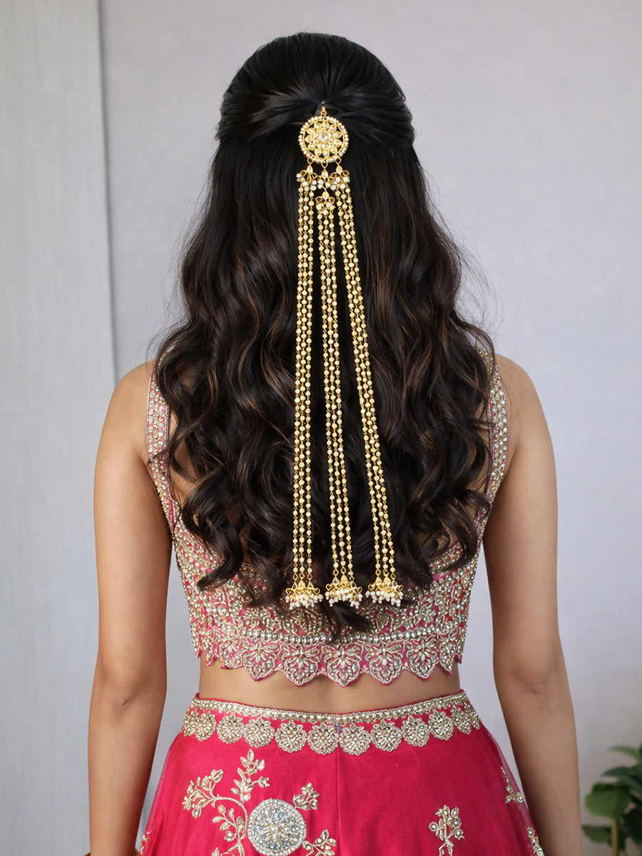 Pavitra Hair Accessory / Choti- Gold 