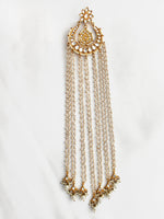 Vrinda Hair Accessory / Choti Ethnic Hair Jewelry with Fast International Shipping-Gold