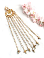 Vrinda Hair Accessory / Choti Ethnic Hair Jewelry with Fast International Shipping-Gold