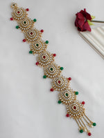Vishali Hair Accessory / Choti-Maroon / Green