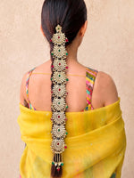 Vishali Hair Accessory / Choti-Maroon / Green
