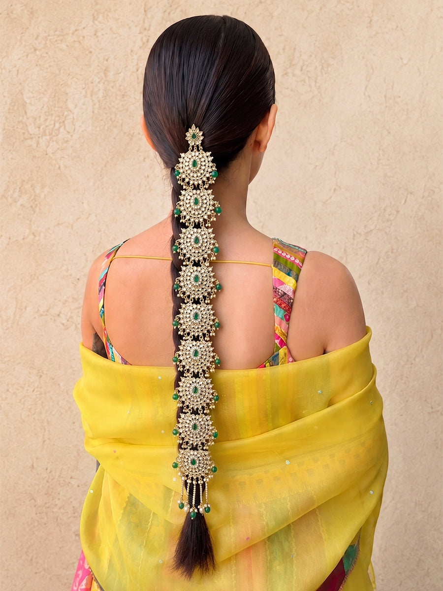 Vishali Hair Accessory / Choti-Green