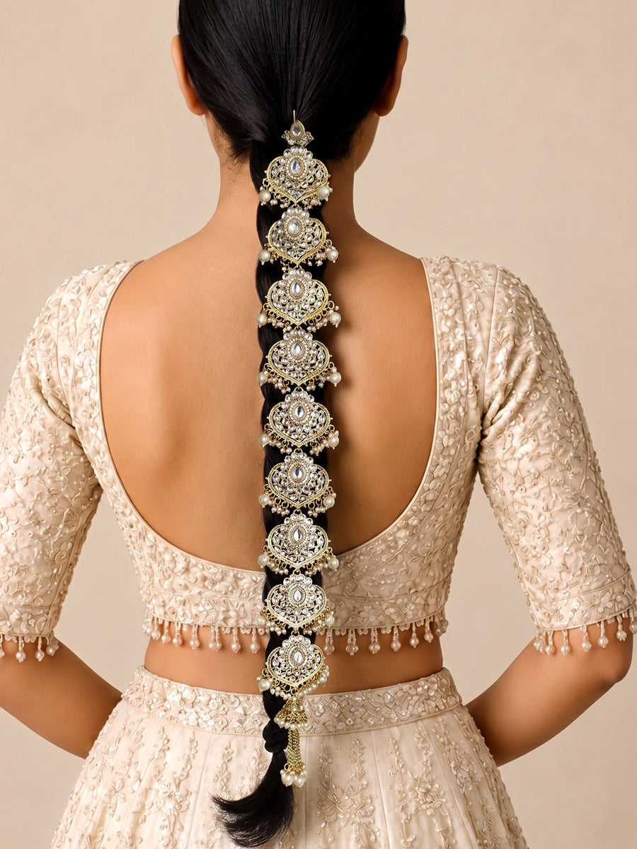 Lavika Hair Accessory / Choti-White