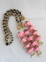 Manpreet Floral Paranda Decorative Punjabi Parandi for Festive Styling-Pastel Pink