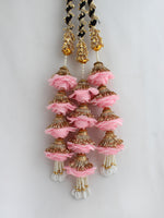 Manpreet Floral Paranda Decorative Punjabi Parandi for Festive Styling-Pastel Pink