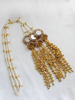 Noor Paranda Traditional Desi Parandi for Cultural Celebrations-Gold