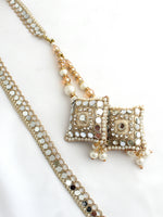 Takshi Wrap Parandi Paranda Punjabi Parandi for Bridal & Festive Wear - Antique gold 