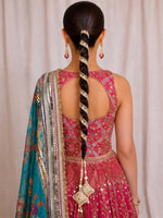 Takshi Wrap Parandi Paranda Punjabi Parandi for Bridal & Festive Wear - Antique gold 