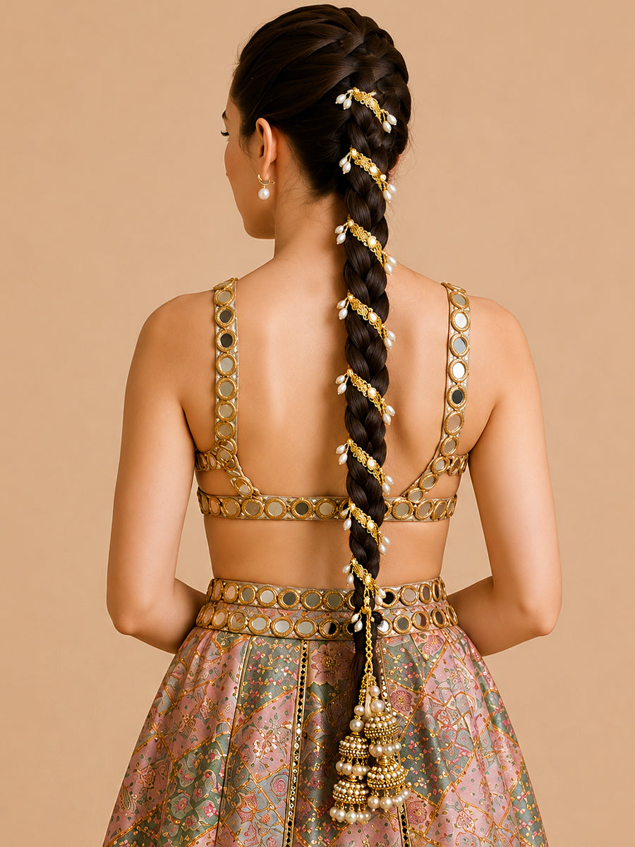 Anaya Wrap Parandi / Paranda Ready-to-Ship Parandi | Worldwide Delivery