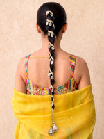 Avira Parandi Paranda Handmade Indian Parandi for Mehndi Functions-Gold