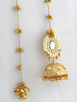 Shampa Warp Paranda Indian Hair Parandi with Fast International Shipping-Gold