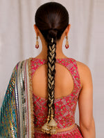 Savira Parandi / Paranda Handmade Bridal Parandi for Mehndi & Sangeet-Antique Gold