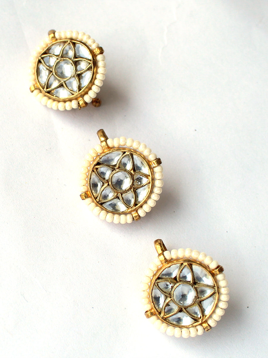 Meera Braid Pins Ethnic Hair Jewelry with Fast International Shipping-Gold