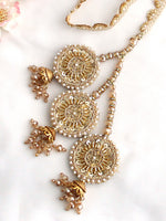 Nargis Warp Paranda for Short Hair Handmade Indian Parandi for Mehndi Functions-Gold