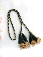 Navira Wrap ParandaDecorative Punjabi Parandi for Festive Styling-Green