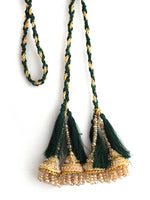 Navira Wrap ParandaDecorative Punjabi Parandi for Festive Styling-Green