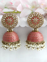 Heena Earrings-Pink