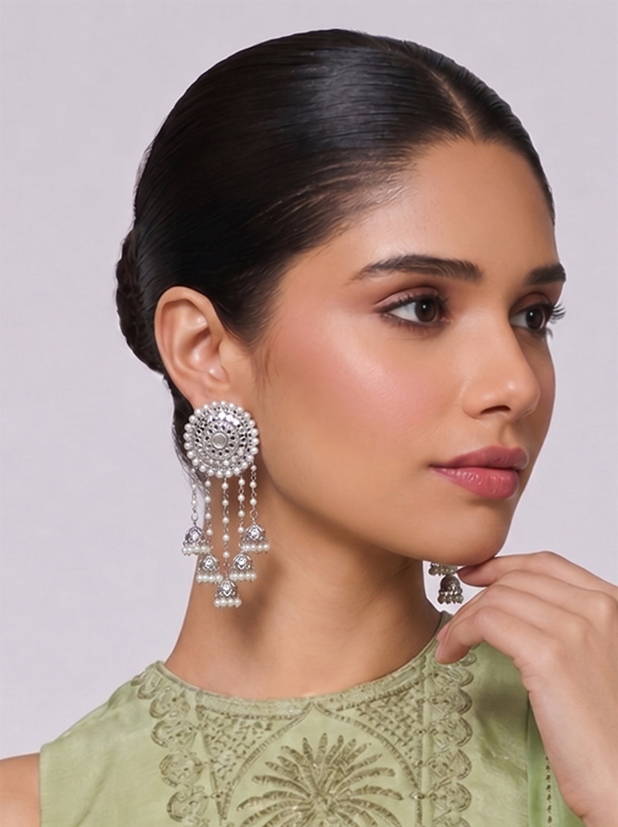 Rayma Earrings - Silver 