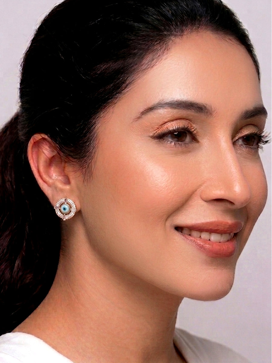 Evil Eye Stud Earrings