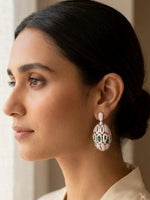 Nysa Fine Earrings-Green
