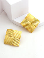 Ariana Stud Earrings-Gold